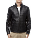 Percy Leather Jacket // Black (S)