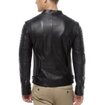 Franco Leather Jacket // Black (XL)