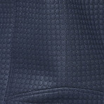 Bartolo Leather Jacket // Navy Blue (L)