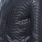 Eloy Leather Jacket // Black (2XL)