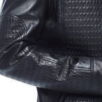 Percy Leather Jacket // Black (XS)