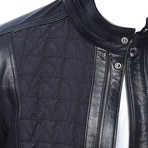 Gomez Leather Jacket // Black (M)