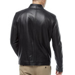Karim Leather Jacket // Black (S)