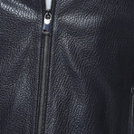 Karim Leather Jacket // Black (XS)