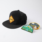 The Flat Brim Hat + Patches Bundle // Touch of Modern Medley - 5 Patch Collection