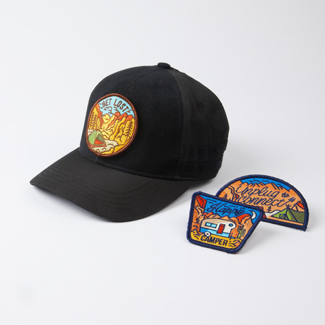 The Dad Hat + Patches Bundle // Outdoor Adventures - 3 Patch Collection
