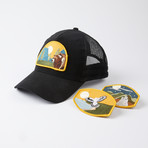 The Trucker Hat + Patches Bundle // Spirit Animals - 3 Patch Collection