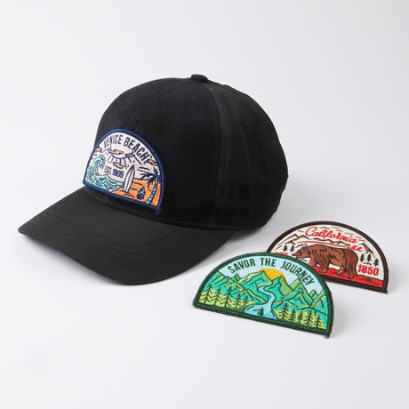 The Dad Hat + Patches Bundle // Coastal Vibes - 3 Patch Collection