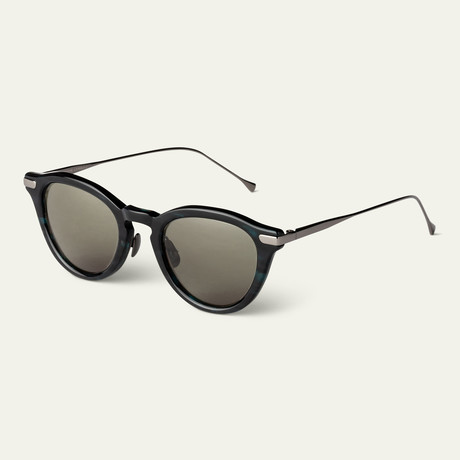 Unisex Le Vault Sunglasses // Emerald + Gray