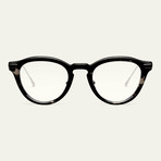 Unisex Le Vault Optical Frames // Black Gray Tortoise + Silver