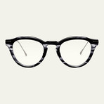 Unisex Le Vault Optical Frames // Smoke + Black Palladium