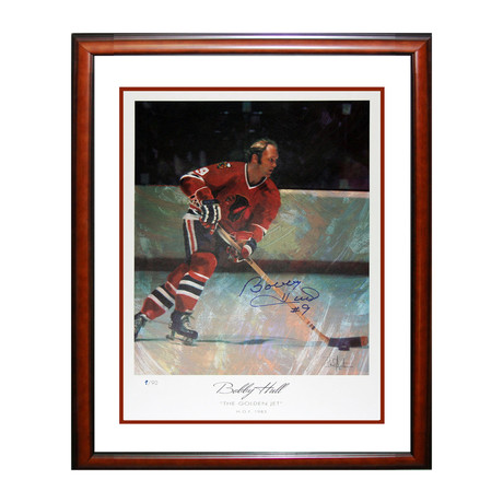 Bobby Hull // Signed Lithograph // 9 Of 90