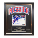 Mark Messier // Jersey Name Bar + Signed Photo //  11 Of 11