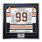 Wayne Gretzky // Signed White Career Jersey // 99 Of 99
