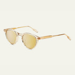 Dolce Vita // Smoked Crystal/18K Gold Bronze // Sunglasses