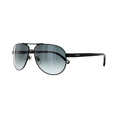 Men's Aviator Sunglasses // Black + Gray