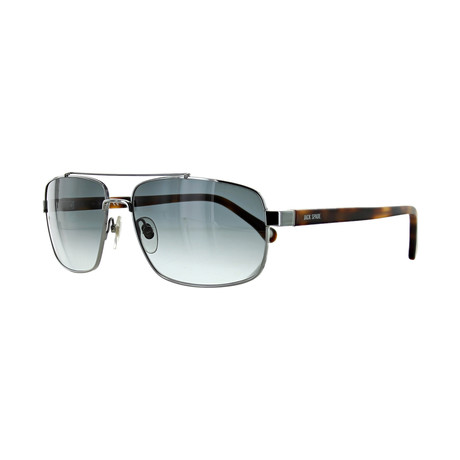 Men's Aviator Sunglasses V1 // Ruthenium + Gray