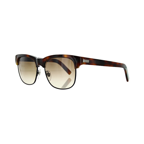 Men's Square Sunglasses // Matte Blonde Havana + Warm Brown