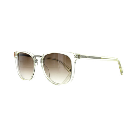 Men's Square Sunglasses // Vintage Crystal + Brown