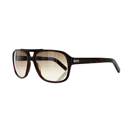 Men's Pilot Sunglasses // Tortoise + Warm Brown