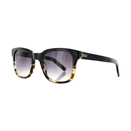 Men's Square Sunglasses // Gray Blonde + Smoke