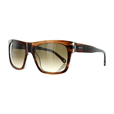 Men's Square Sunglasses // Brown