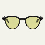 Unisex Dolce Vita Sunglasses // Black + Smoke + Yellow