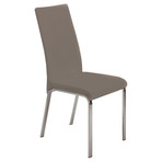 Savannah Dining Chair // Taupe Leather