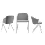 Isabelle Arm Dining Chair // Gray