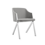 Isabelle Arm Dining Chair // Gray