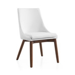 Alexa Dining Chair // Walnut Veneer