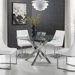 Alexa Dining Chair // Stainless Steel