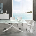 Isabelle Arm Dining Chair // White