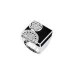 Nouvelle Bague 18k White Gold Ring // Ring Size: 6.75