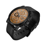 Aries Gold Contender 7301 Chronograph Quartz // G 7301A BK-BR