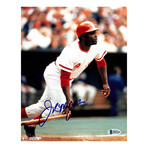 Signed Photo // Reds // Joe Morgan