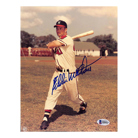 Signed Photo // Braves // Eddie Mathews