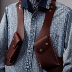 Double Holster // Red Brown