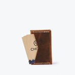 Micro Wallet // Antique Brown