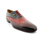 Mr. Green Medallion Oxford // Green + Red (US: 9.5)