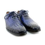 William Woven Whole Cut Oxford // Blue (US: 10)