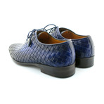 William Woven Whole Cut Oxford // Blue (US: 9.5)