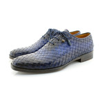 William Woven Whole Cut Oxford // Blue (US: 7.5)