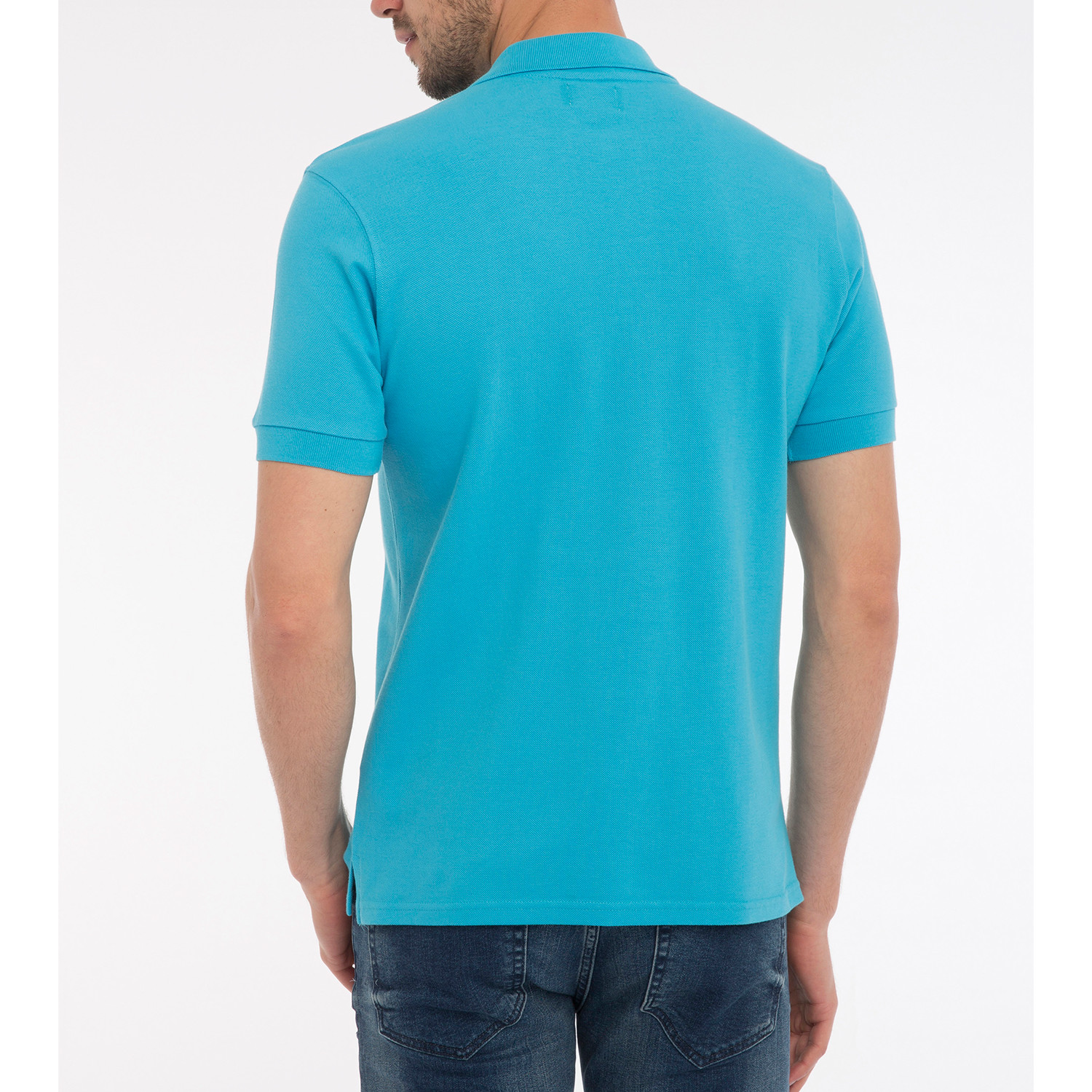 Sean Short Sleeve Polo Shirt // Turquoise (M) - Paul Parker - Touch of ...