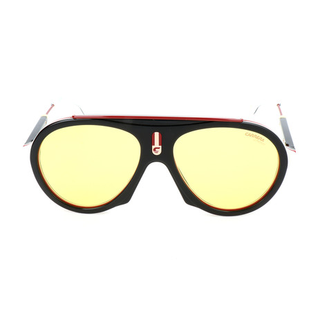 Unisex CAR FLAG GUU // Black + Burgundy