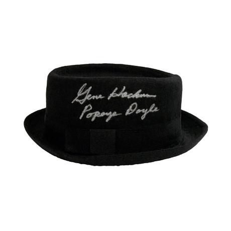 Gene Hackman // Autographed Porkpie Hat // "Popeye Doyle" 