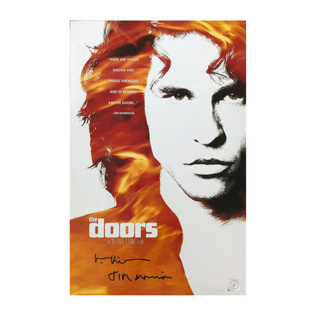 Val Kilmer // Autographed Movie Poster // Doors