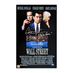 Charlie Sheen // Autographed Movie Poster // Wall Street 