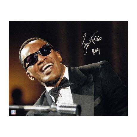 Jamie Foxx // Autographed Black Tuxedo Photo // Ray