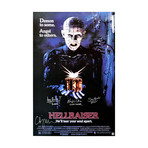 Clive Barker + Cast // Autographed Movie Poster // Hellraiser